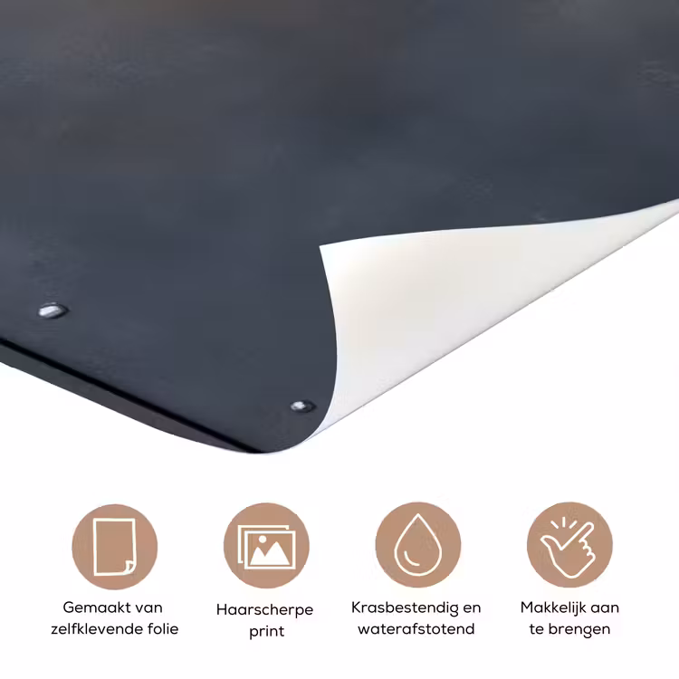 Deursticker - IJzeren deur - Industrieel - Grijs — 3