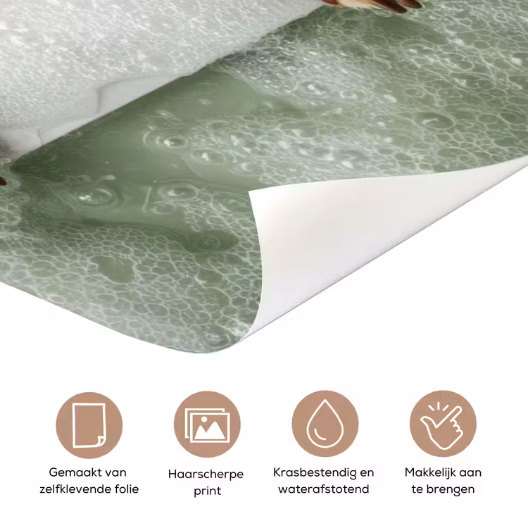 Deursticker - Hond - Bad - Champagne - Handdoek — 3