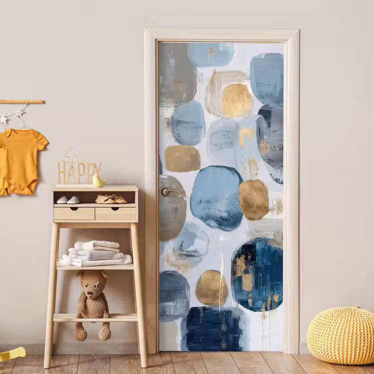 Deursticker - Abstract - Goud - Vormen — 6