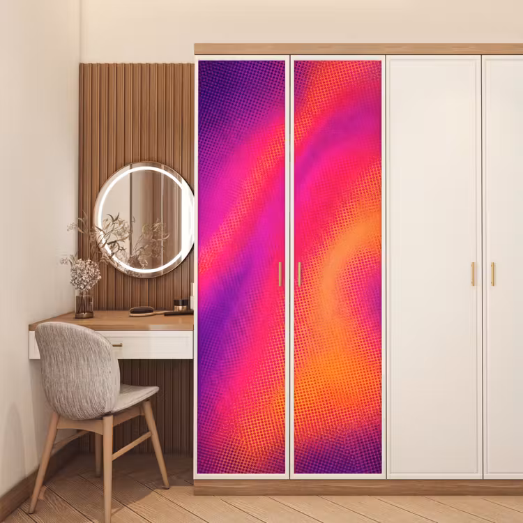 Deursticker - Abstract - Patroon - Kleurverloop — 5