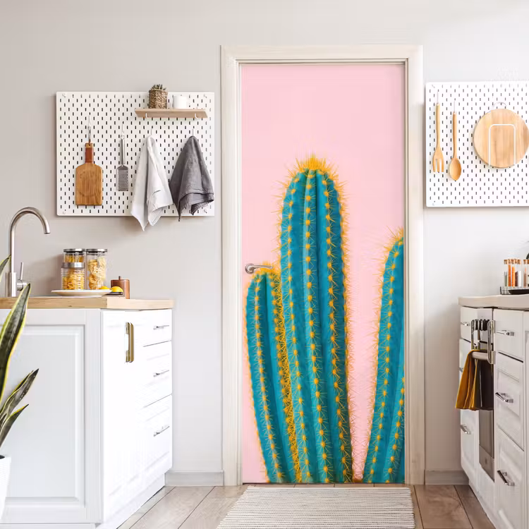 Deursticker - Cactussen - Modern - Pastel — 7