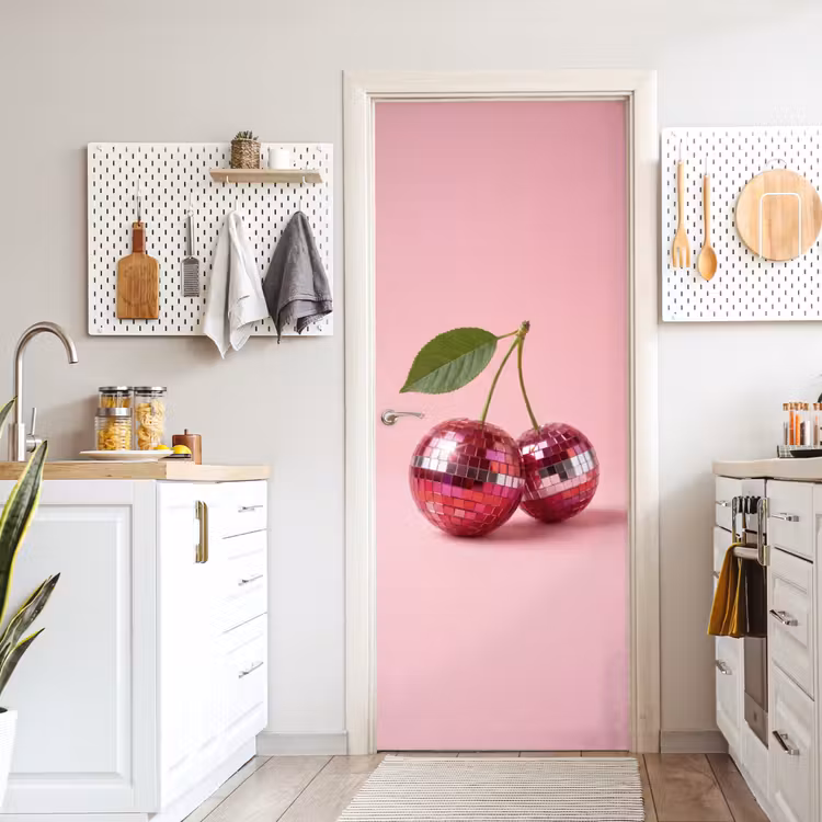Deursticker - Disco - Kersen - Roze — 7