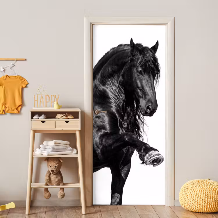 Deursticker - Fries - Hengst - Modern — 6