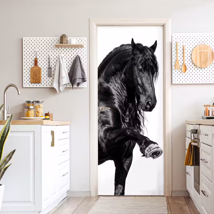 Deursticker - Fries - Hengst - Modern — 7