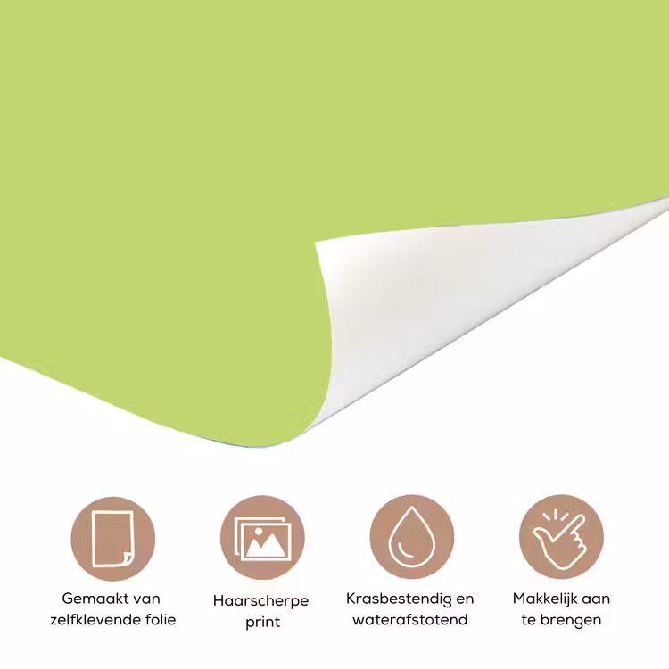 Deursticker - Grl pwr - Groen - Rood - 3D — 3