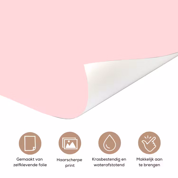 Deursticker - Bisou - Roze - Schaduw — 3