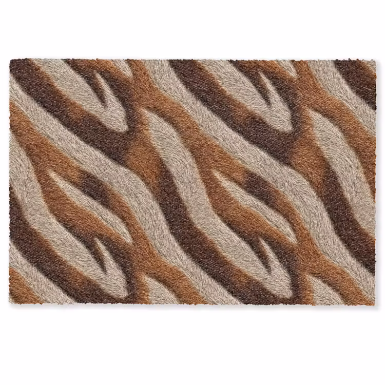 Deurmat - Zebra - Bruin - Patroon — 1