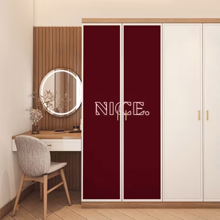 Deursticker - Bordeaux - Nice - minimalistisch — 5