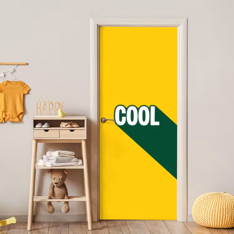 Deursticker - Cool - Geel - Groen — 6