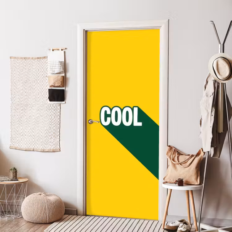 Deursticker - Cool - Geel - Groen — 8