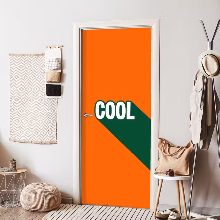 Deursticker - Cool - Oranje - Groen — 8