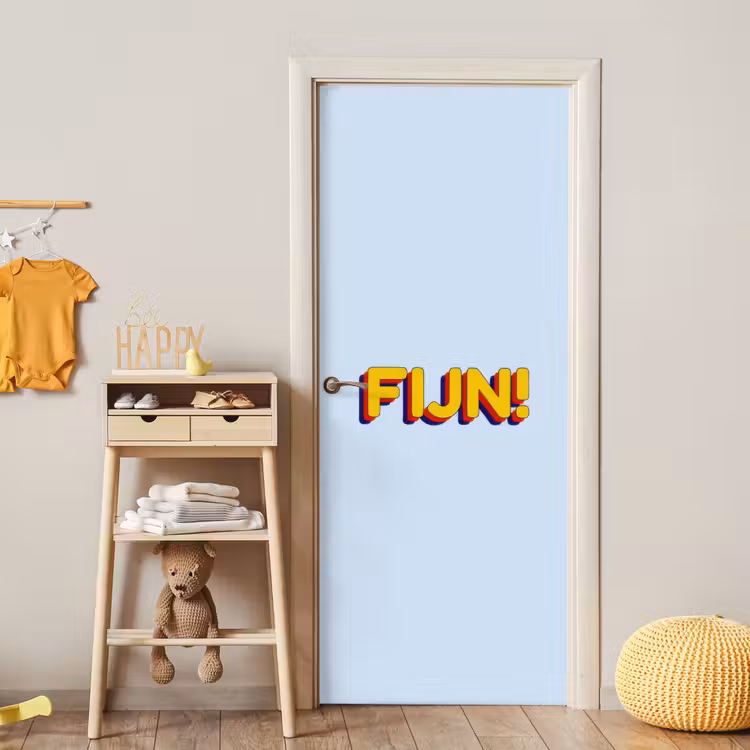 Deursticker - Fijn - Geel - Oranje — 6