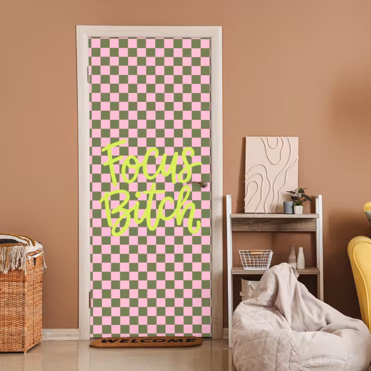 Deursticker - Focus - Vakken - Roze — 2
