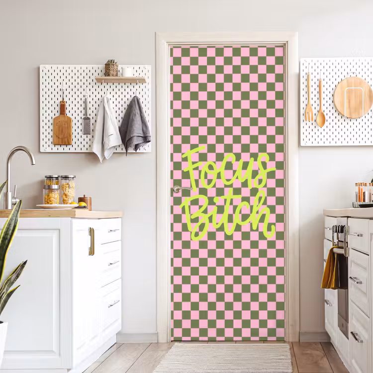 Deursticker - Focus - Vakken - Roze — 7