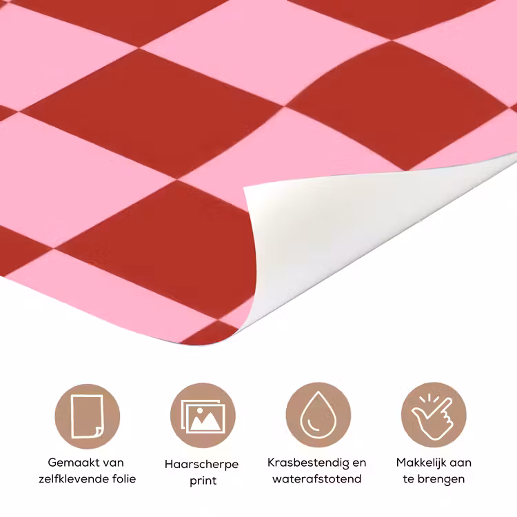 Deursticker - Furture - Geblokt - Rood — 3