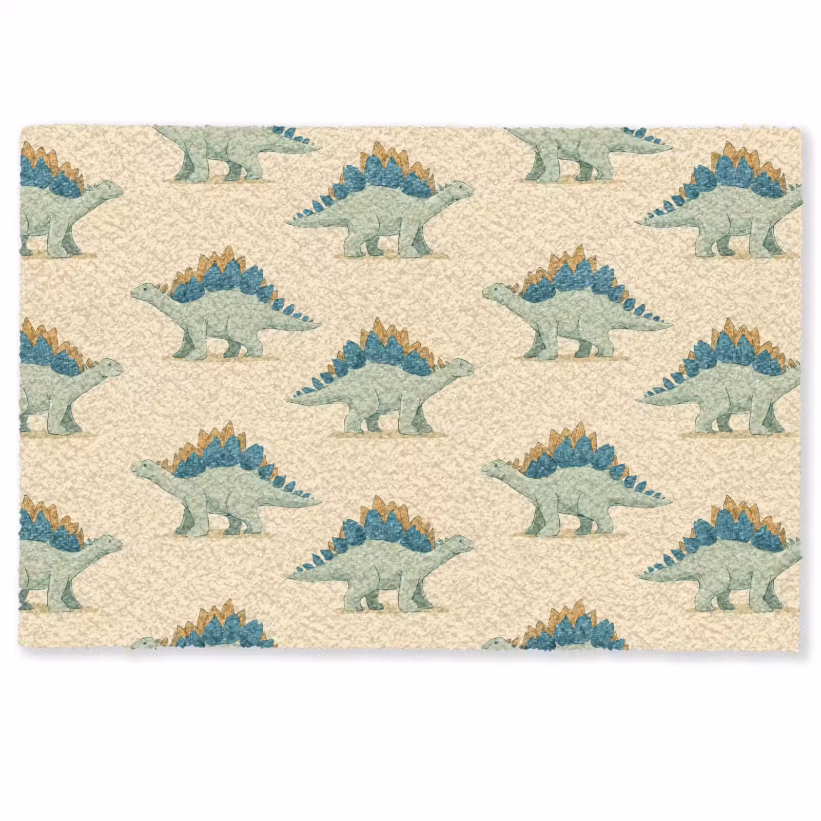 Deurmat - Dino - Patroon - Groen — 1