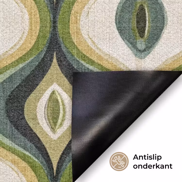 Deurmat - Abstract - Ritmisch - Groen — 6