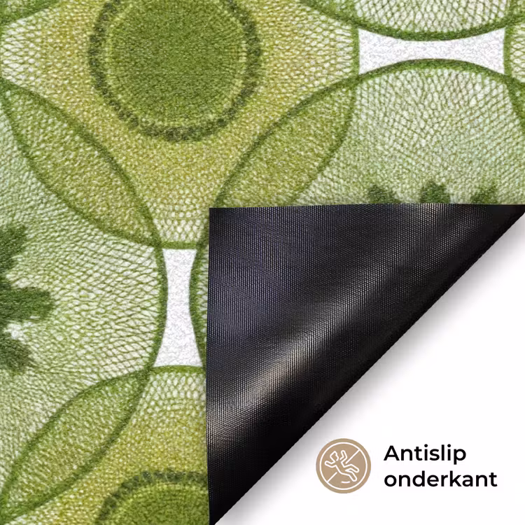 Deurmat - Cirkels - Patroon - Groen — 6