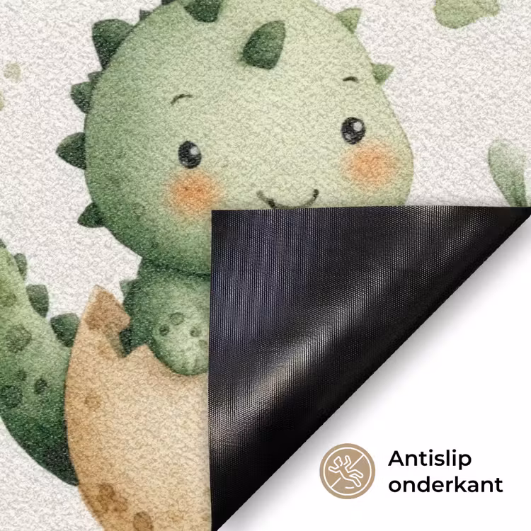Deurmat - Dino - Eieren - Groen — 6