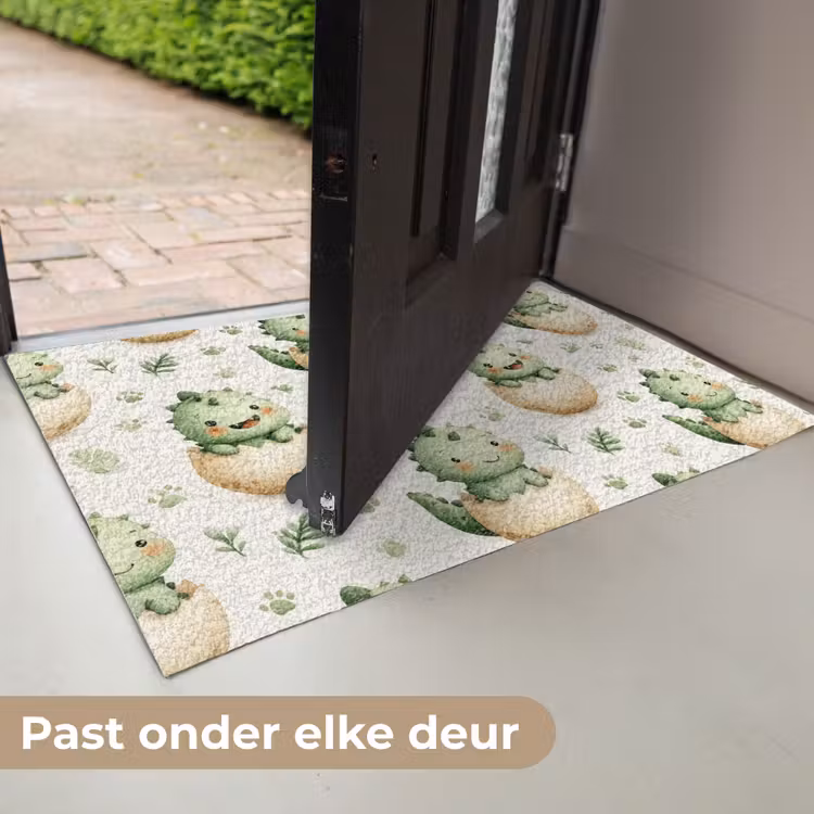 Deurmat - Dino - Eieren - Groen — 7