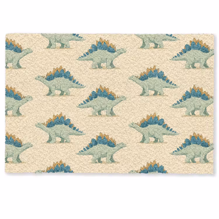 Deurmat - Dino - Patroon - Groen — 1