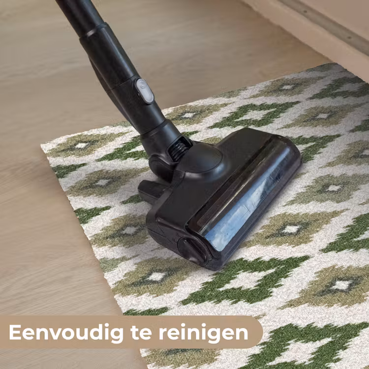 Deurmat - Geografisch - Ruitmotief - Groen — 9