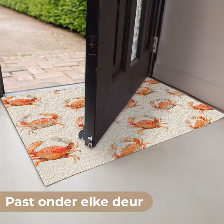 Deurmat - Krabben - Patroon - Oranje — 7