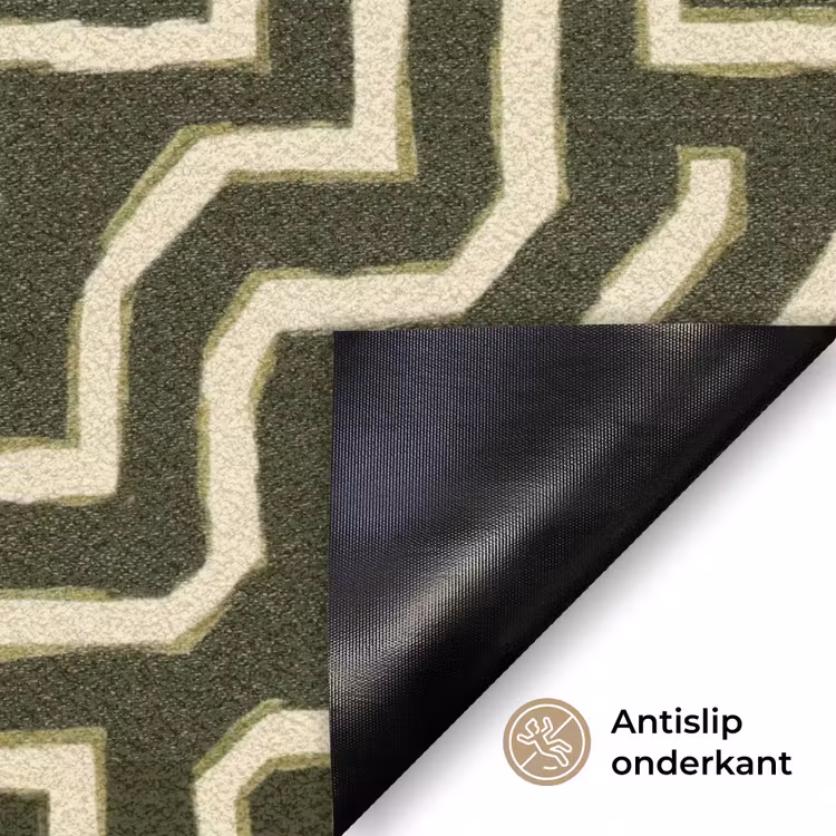 Deurmat - Lijnen - Abstract - Groen — 6