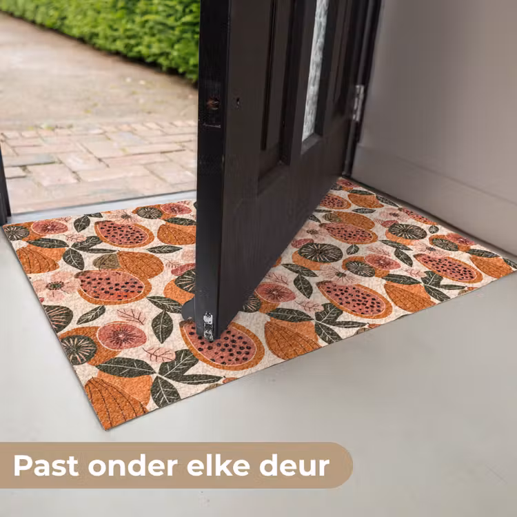 Deurmat - Papaja - Bloesem - Oranje — 7