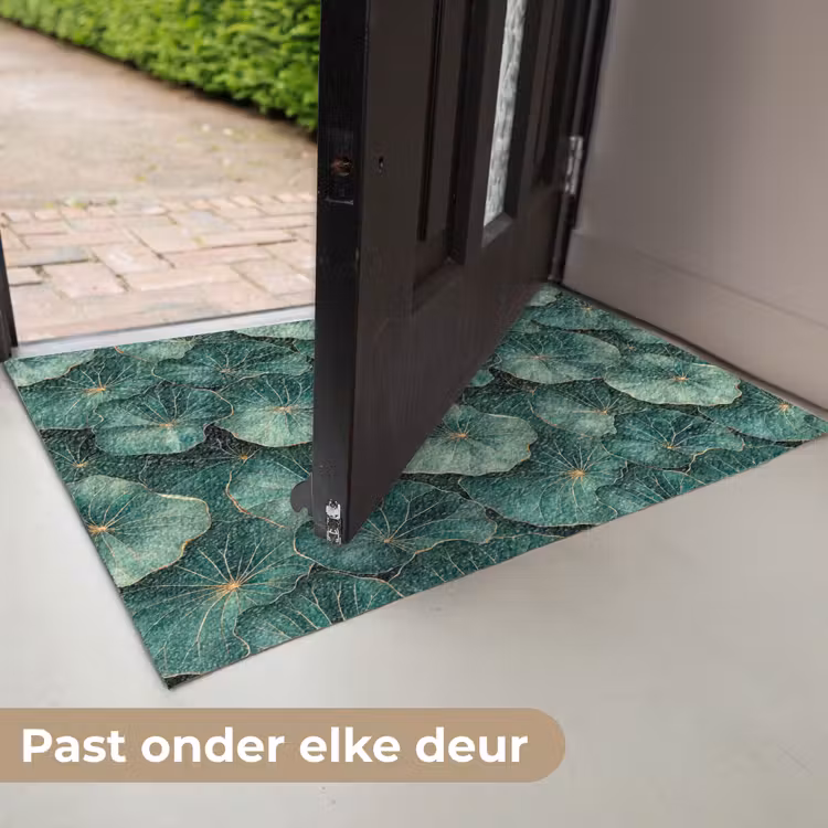 Deurmat - Patroon - Bladeren - Groen — 7