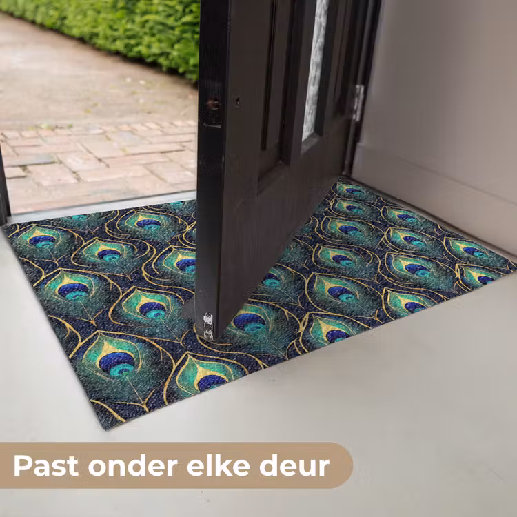 Deurmat - Pauw - Veren - Groen — 7