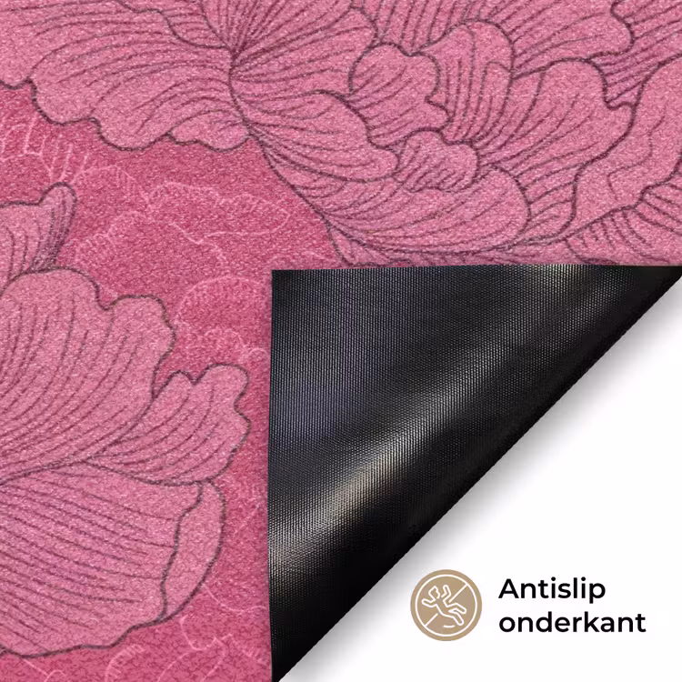 Deurmat - Pioenrozen - Energiek - Roze — 6