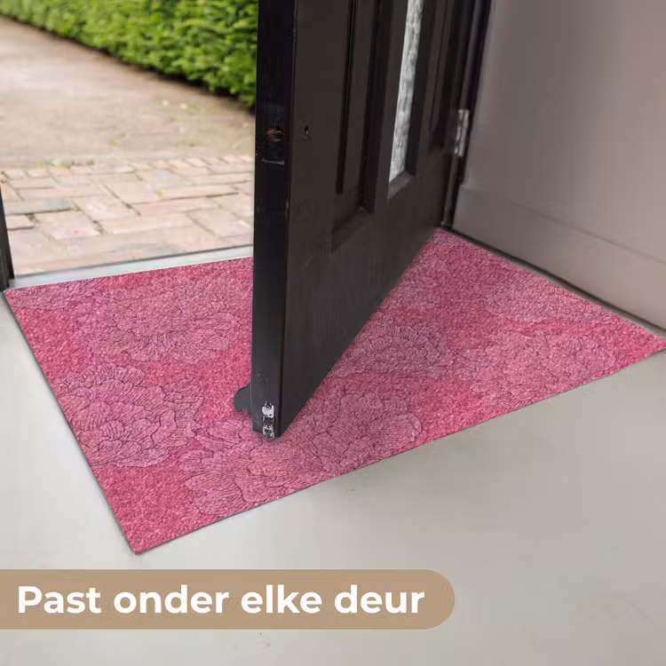 Deurmat - Pioenrozen - Energiek - Roze — 7