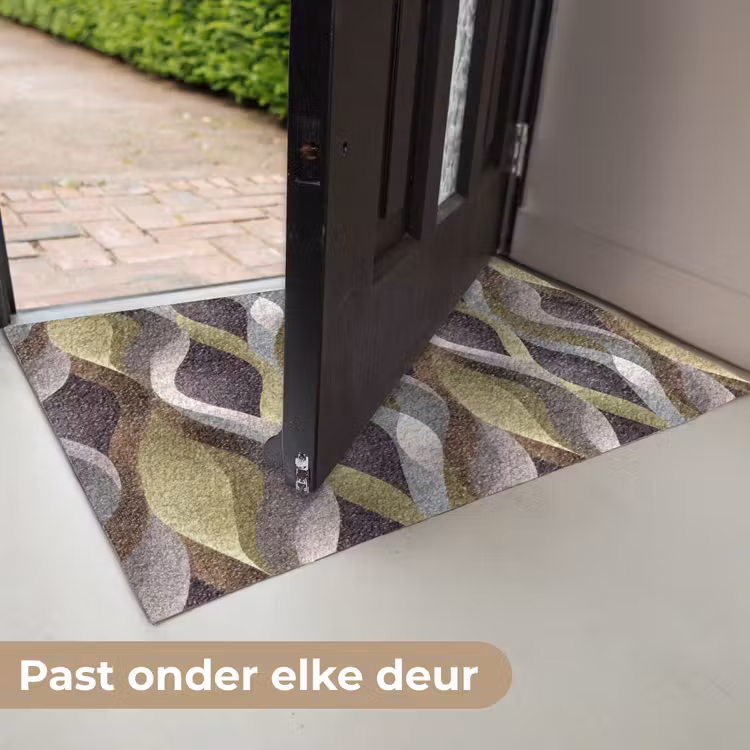 Deurmat - Retro - Banen - Kleurrijk — 7