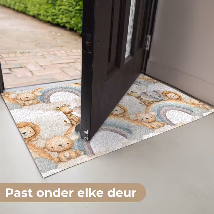 Deurmat - Safari - Regenboog - Kleurrijk — 7