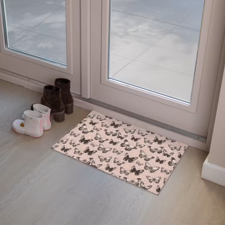 Deurmat - Tijdloos - Vlinders - Perzik — 8