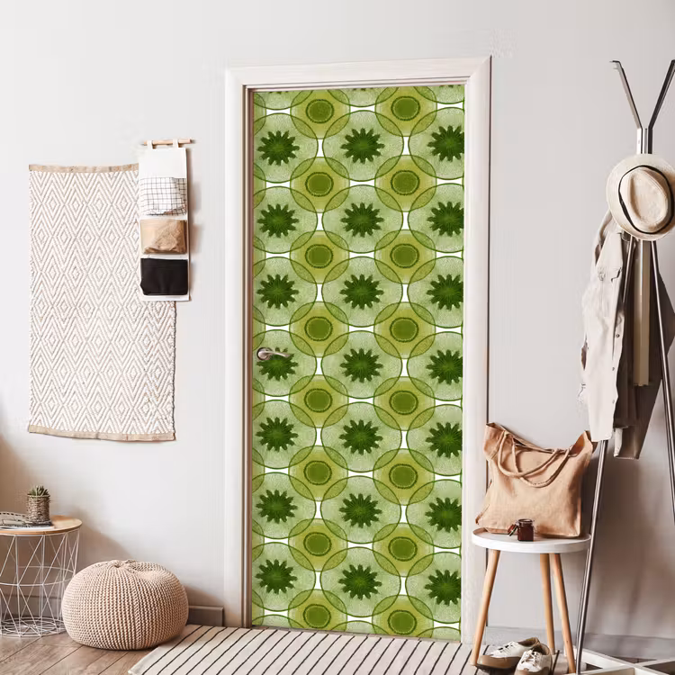 Deursticker - Cirkels - Patroon - Groen — 8