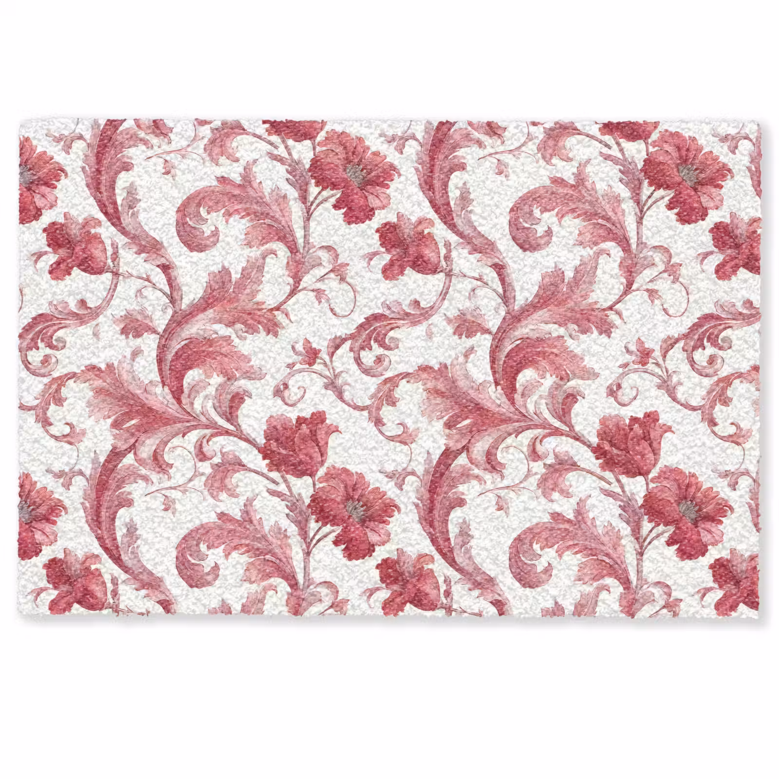 Deurmat - Barok - Patroon - Rood — 1