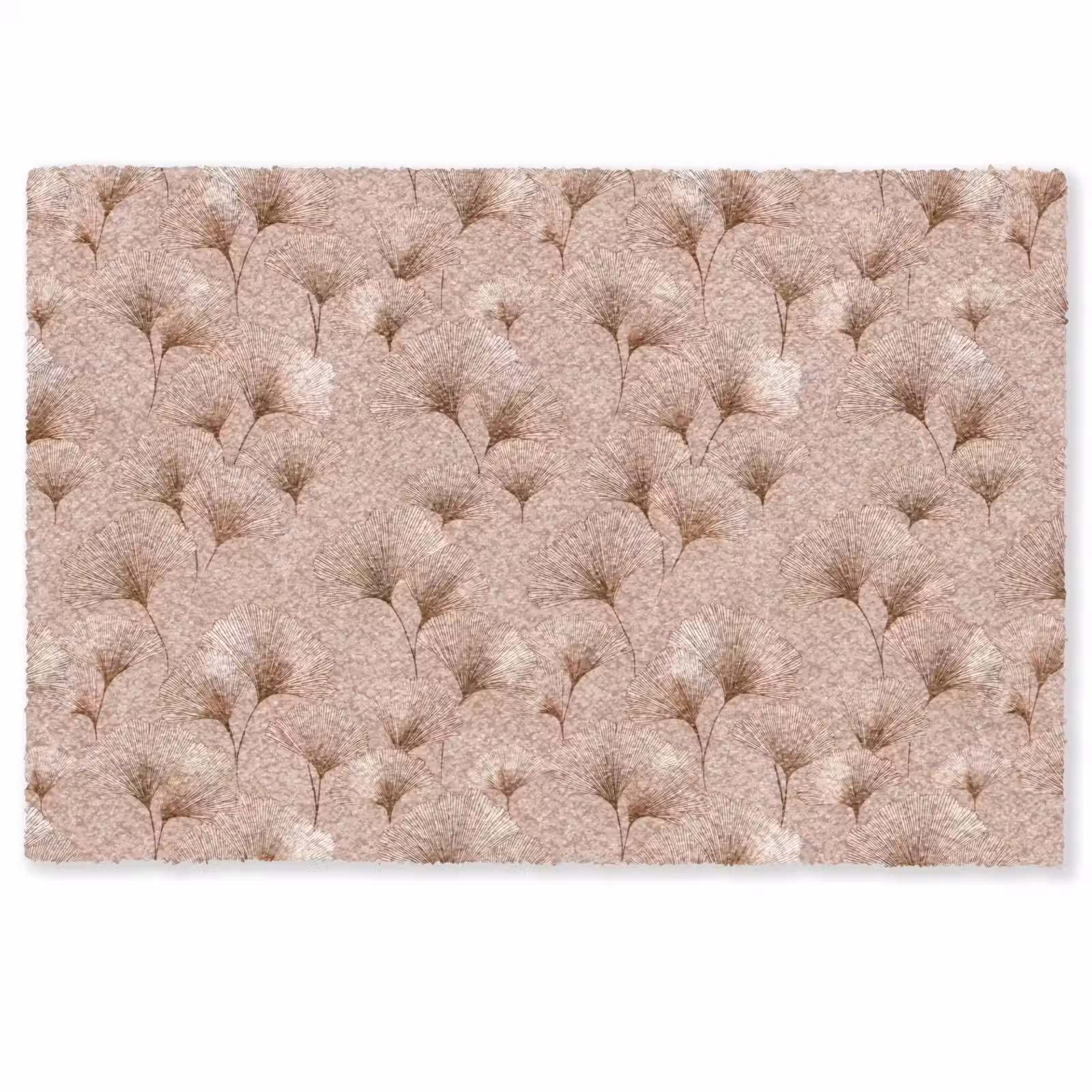 Deurmat - Ginkgo - Patroon - Roze — 1