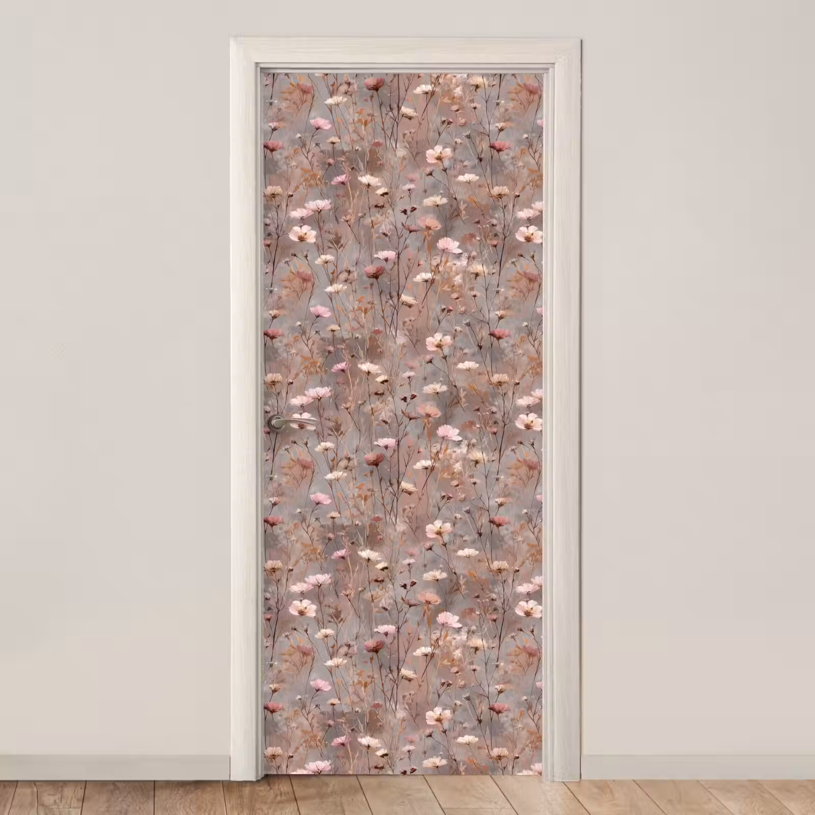 Deursticker - Bloemen - Wild - Pastel — 1