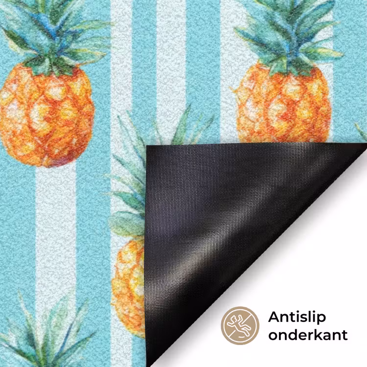 Deurmat - Ananas - Strepen - Groen — 6