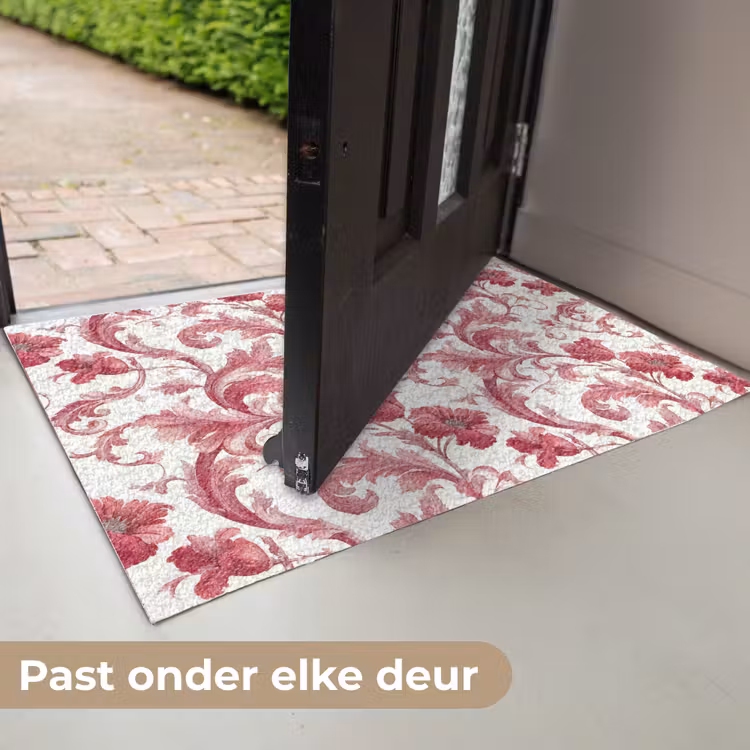 Deurmat - Barok - Patroon - Rood — 7