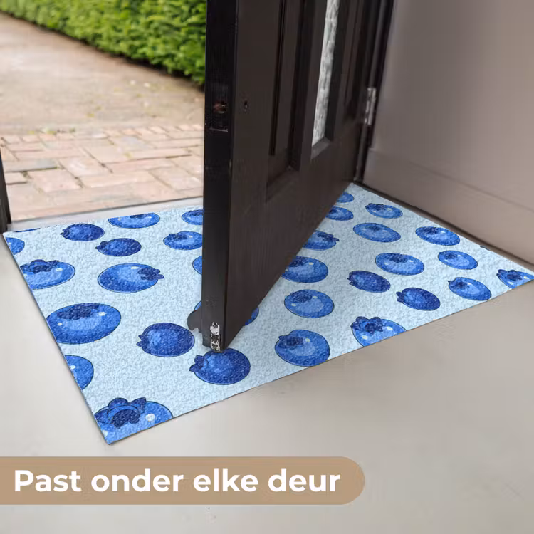 Deurmat - Bessen - Modern - Blauw — 7