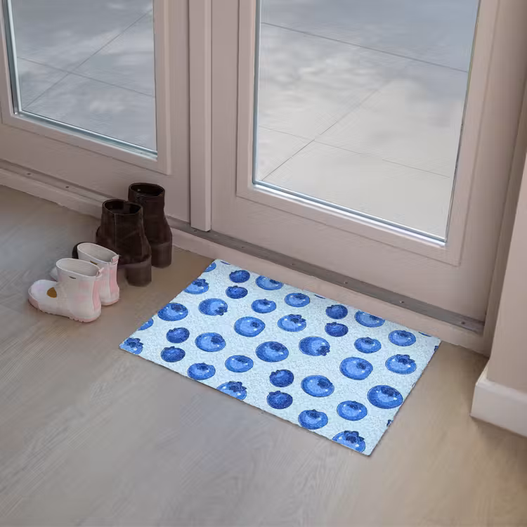 Deurmat - Bessen - Modern - Blauw — 8