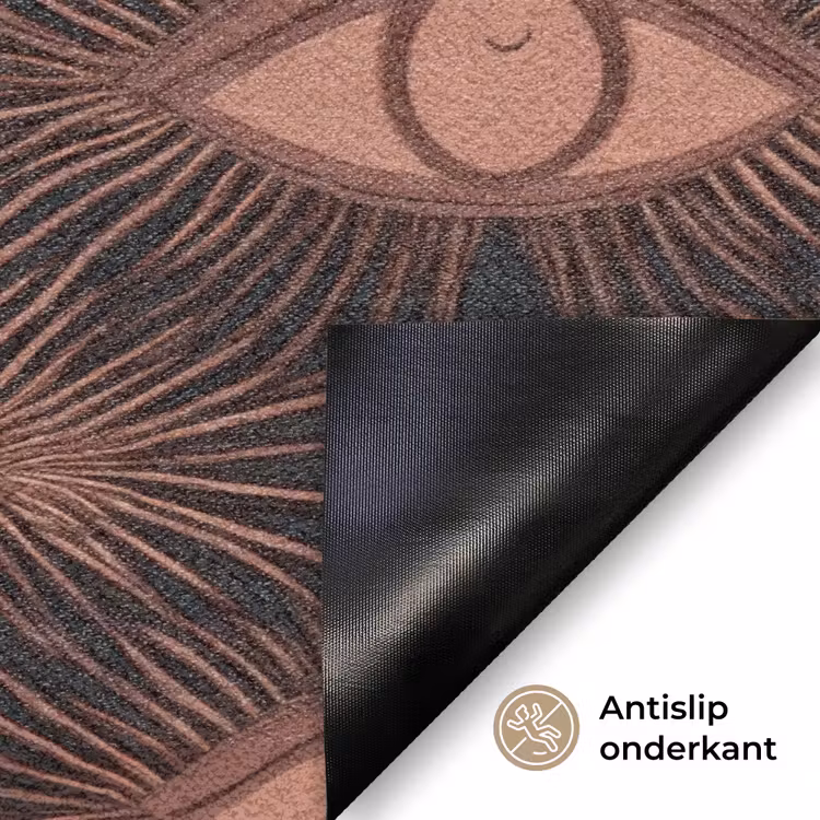Deurmat - Boheems - Oog - Bruin — 6