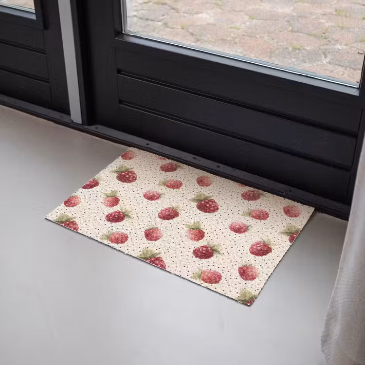 Deurmat - Framboos - Stippen - Rood — 2