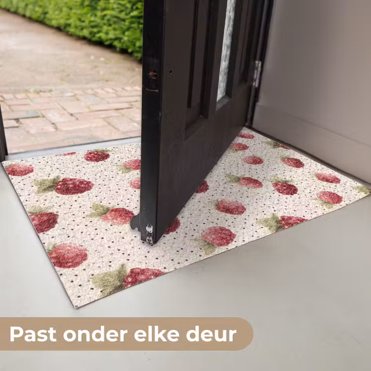Deurmat - Framboos - Stippen - Rood — 7