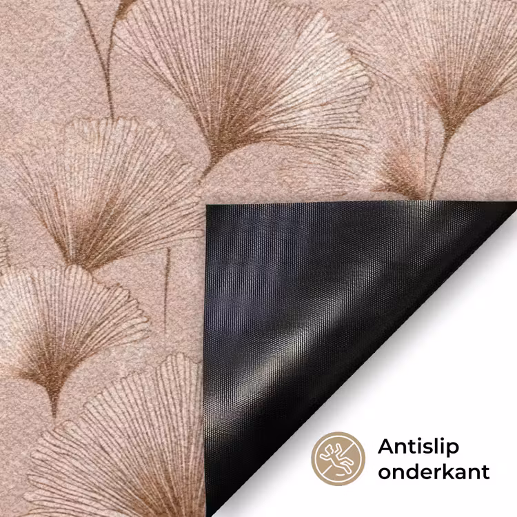 Deurmat - Ginkgo - Patroon - Roze — 6