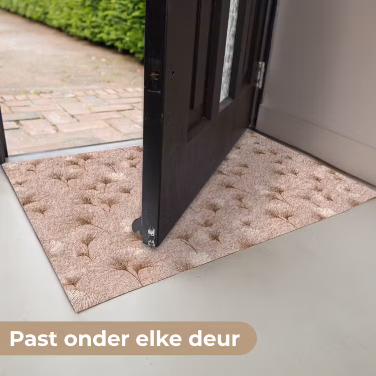 Deurmat - Ginkgo - Patroon - Roze — 7