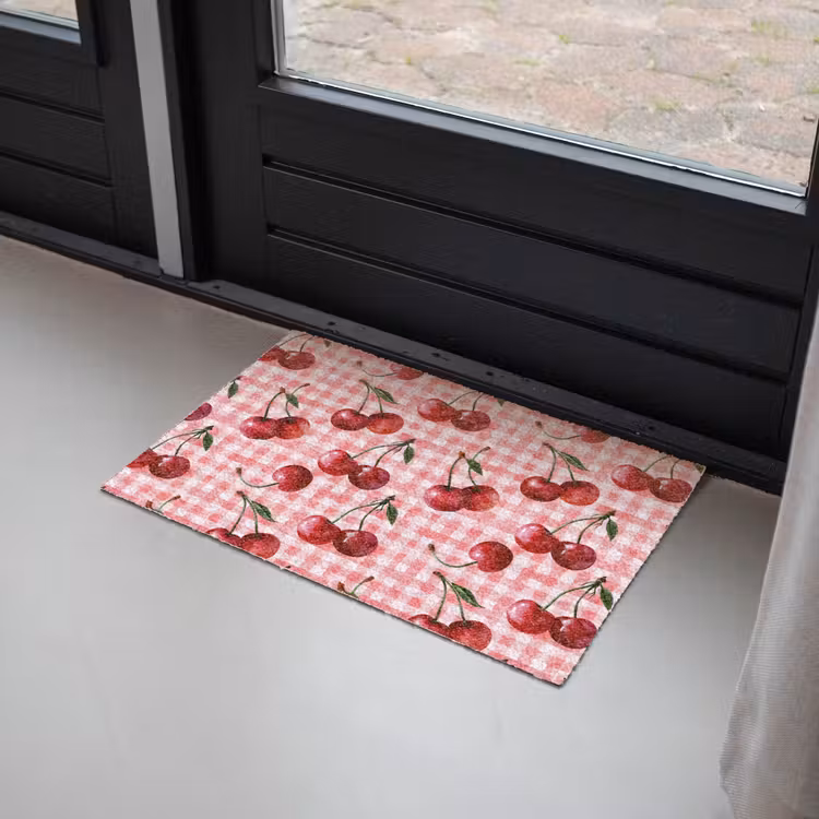 Deurmat - Kersen - Blokken - Rood — 2